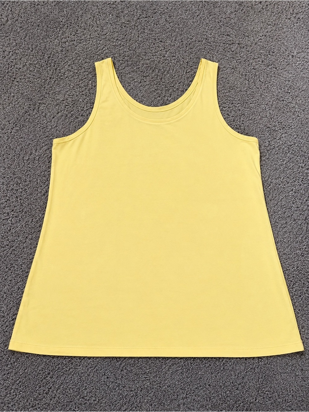 Christopher & Banks Bright Yellow Scoop Neck Tank